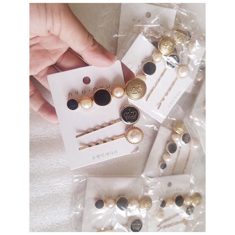 Set 3 kẹp tóc
