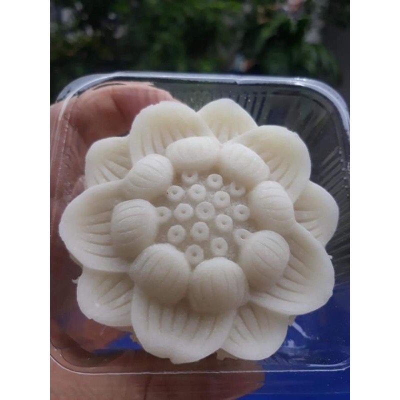 Khuôn Trung Thu 2 mặt Tháp Sen 150gr (Mẫu mới 2022)
