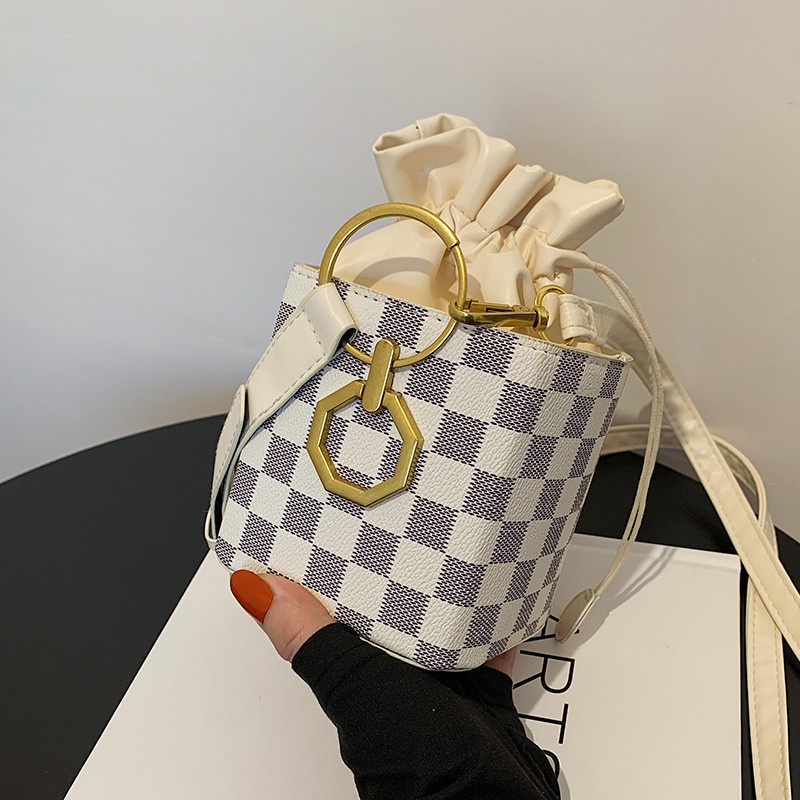 Túi Đeo Chéo Một Bên Vai Dây Rút Phong Cách Phương Tây Cổ Điển Thời Trang Mới 2022 FF3022