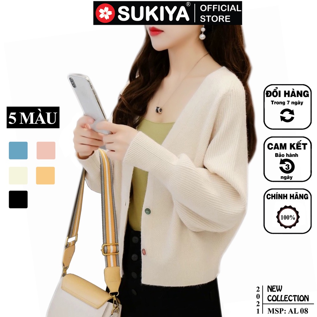 Áo cardigan nữ SUKIYA chất đẹp hàng cao cấp AL07