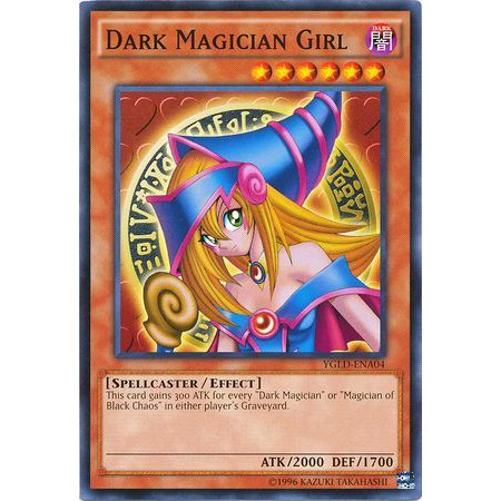 Thẻ bài Yugioh - TCG - YGLD-ENA04 / DARK MAGICIAN GIRL