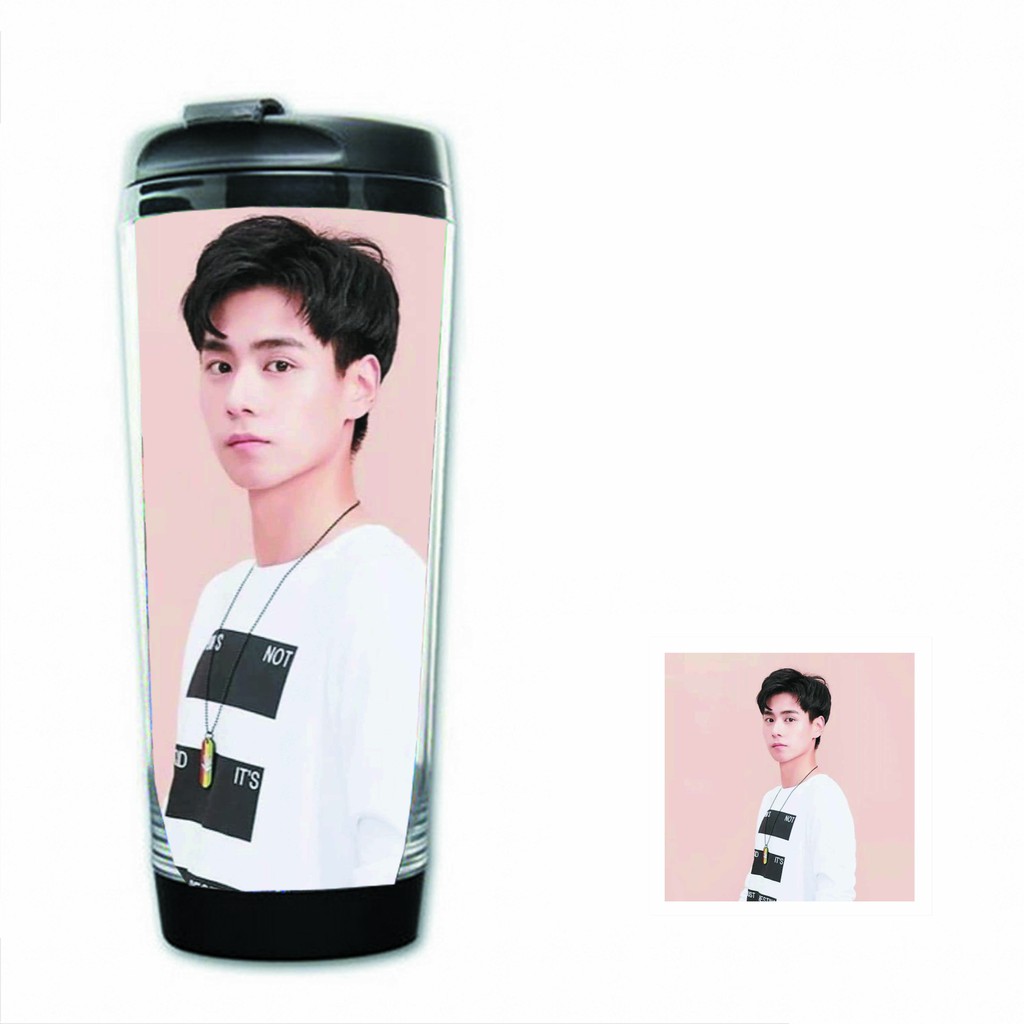 Bình đựng nước IN HÌNH ĐẶNG LUÂN VƯƠNG NHẤT BÁC HỨA GIAI KỲ AN KỲ idol xinh xắn