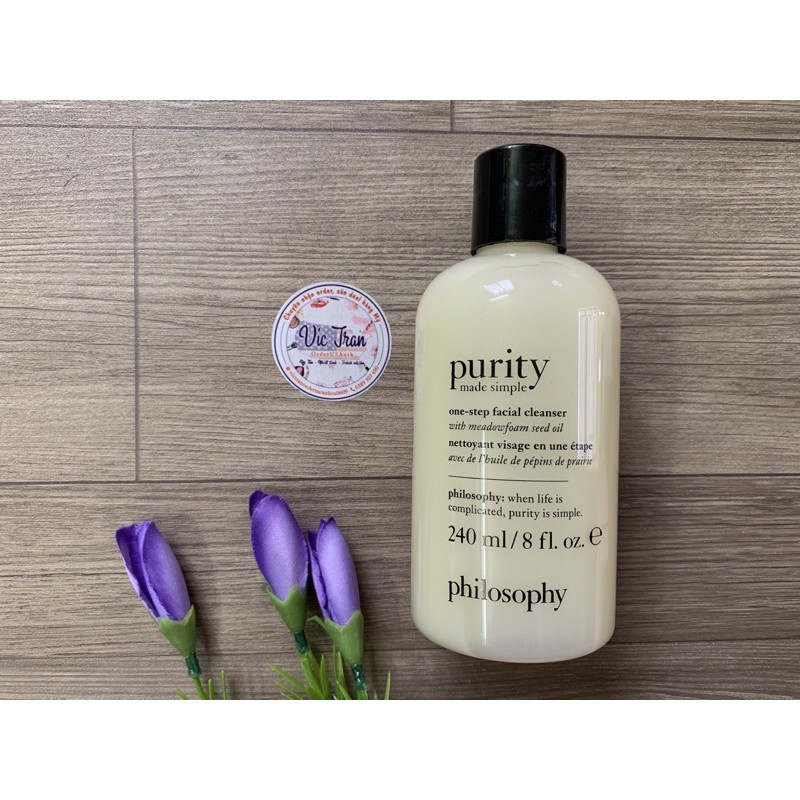 -  Sữa rửa mặt Philosophy Purity Made It Simple dịu nhẹ 236ml