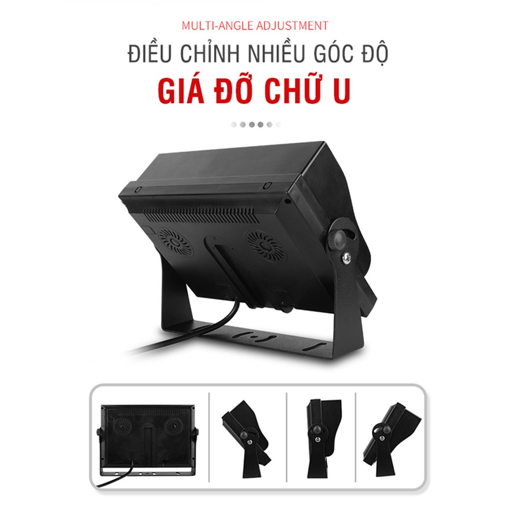 Combo 2 Camera Hành Trình Xe Tải Full HD+ Màn Hình IPS 7 Inch AHD Cổng GX12