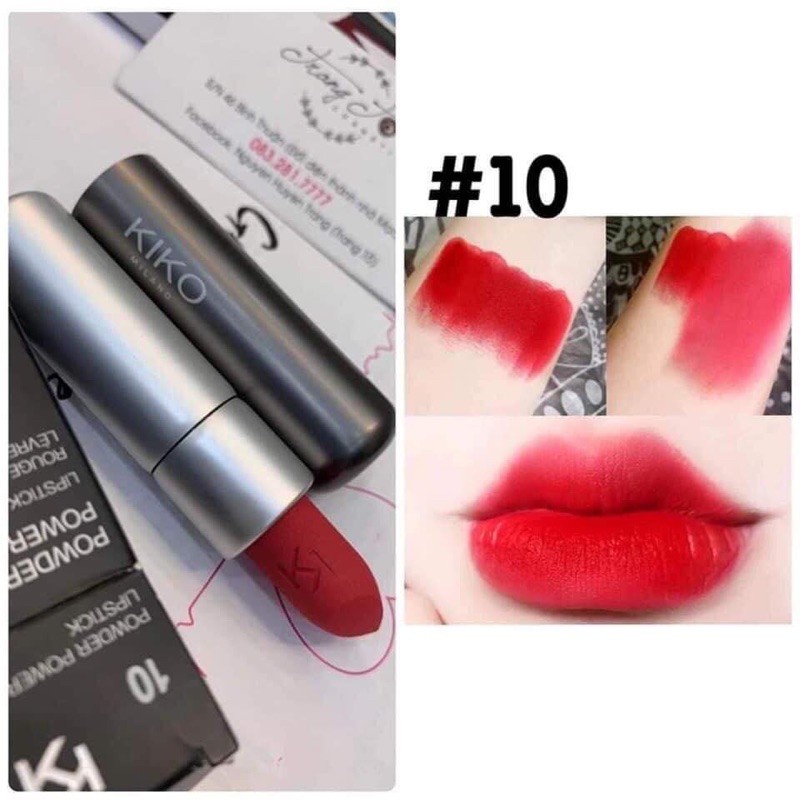 []_Son lì có dưỡng dòng mới nhất kiko power powder đủ màu