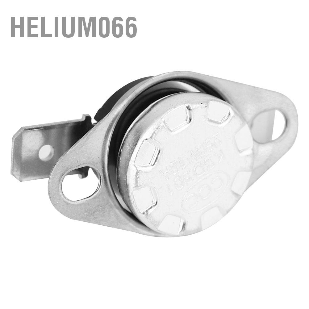 Helium066 5 Pcs KSD301 Switch Temperature Control Thermostat Thermal 250V10A Normally Closed