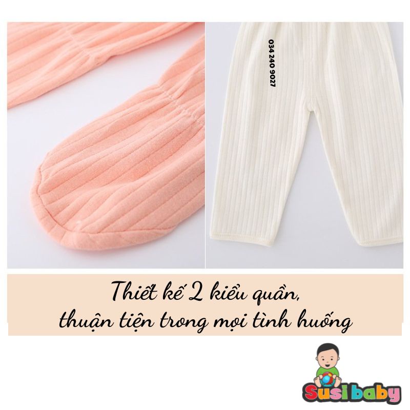 [QUÀ TẶNG ĐẦY THÁNG] SET ĐỒ SƠ SINH 7 CHI TIẾT CAO CẤP 3 MÀU HỒNG XANH VÀNG CHO BÉ TRAI BÉ GÁI