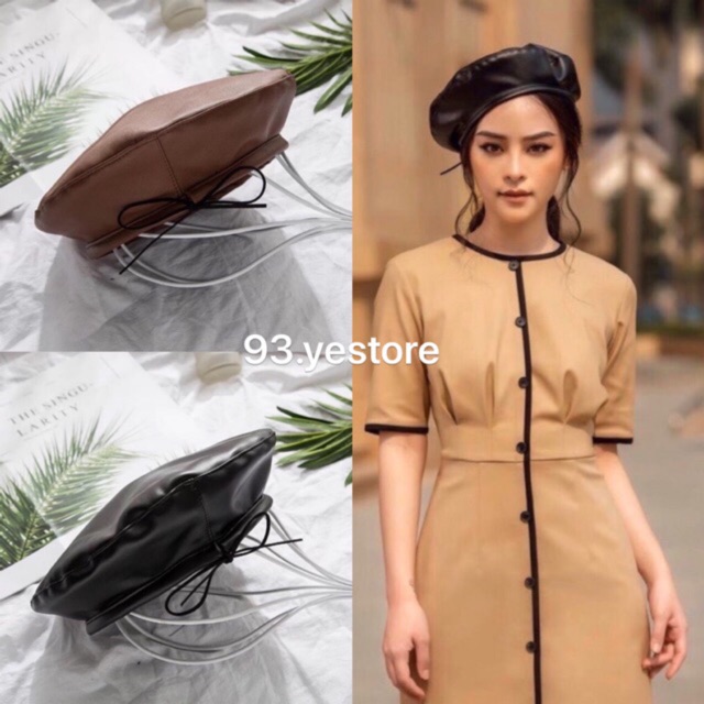 MŨ NỒI DA BERET CÁ TÍNH MND02