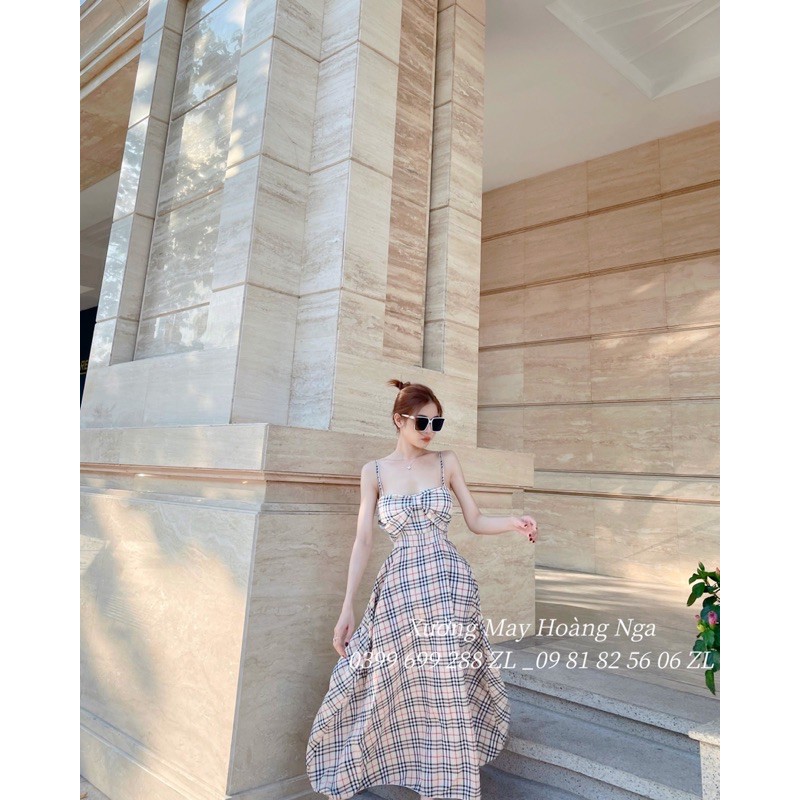 Đầm xoè hai dây xiêu xinh HÌNH TỰ CHỤP