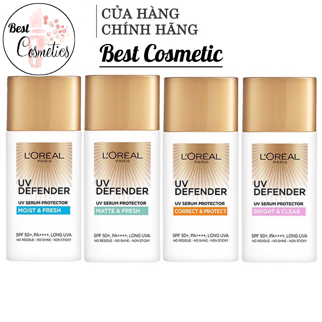 Chính hãng Kem chống nắng dưỡng da Loreal Paris SPF 50 30ml VÀ 50ML