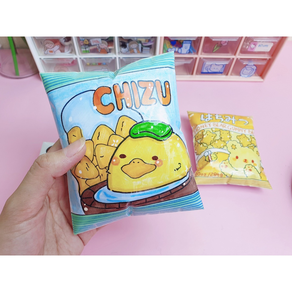SQUISHY BẰNG GIẤY| đồ chơi HANDMADE| Squishy giấy hình đồ ăn siêu đáng yêu