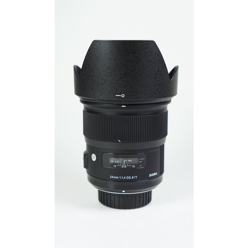 Loa che nắng ống kính ( lens hood ) sigma 24 1.4 art cho cả canon nikon sony