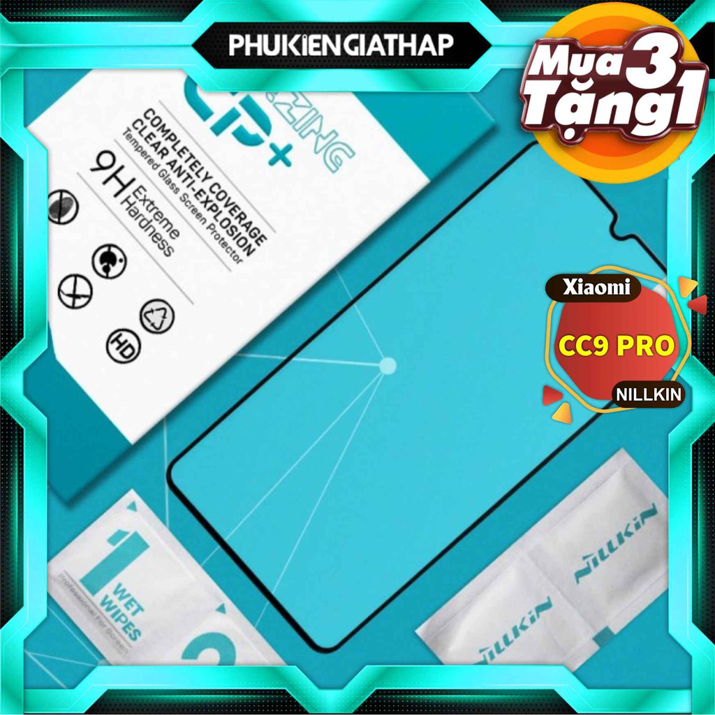Kính cường lực Nillkin.tw cho Xiaomi Mi10/ Mi 10/Mi 10 Ultra kính cong 3D keo viền siêu chắc