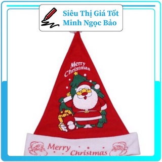 Mũ ông già noel ,mũ giáng sinh đỏ cho bé