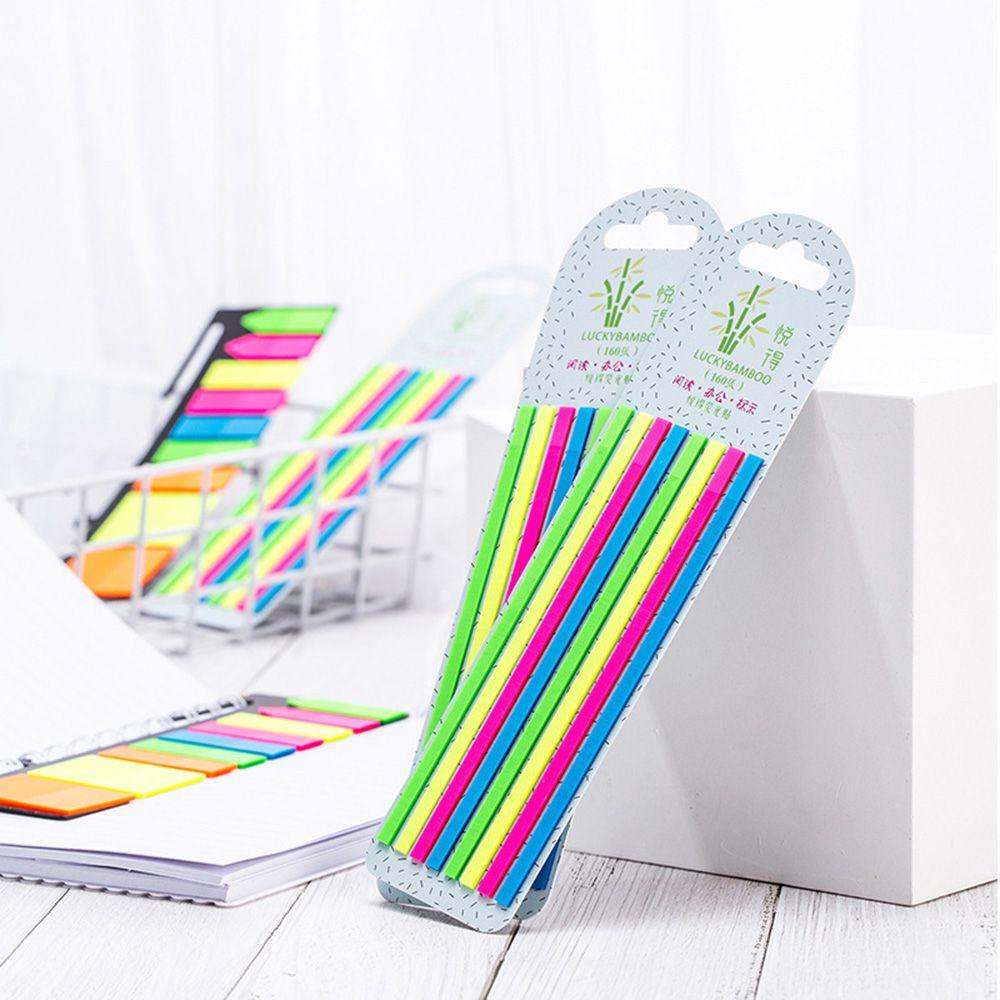 PISTA Set 160 Miếng Dán Ghi Chú Đánh Dấu Trang Sách Tiện Dụng