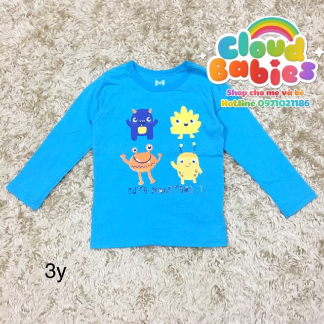 Áo phông dài tay bé trai