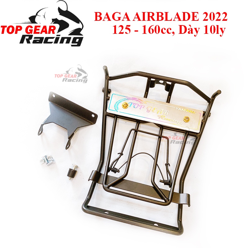 Baga  Air Blade 125-160 AB 2023 Đen Tĩnh Điện, Titan, Inox Gắn Yên