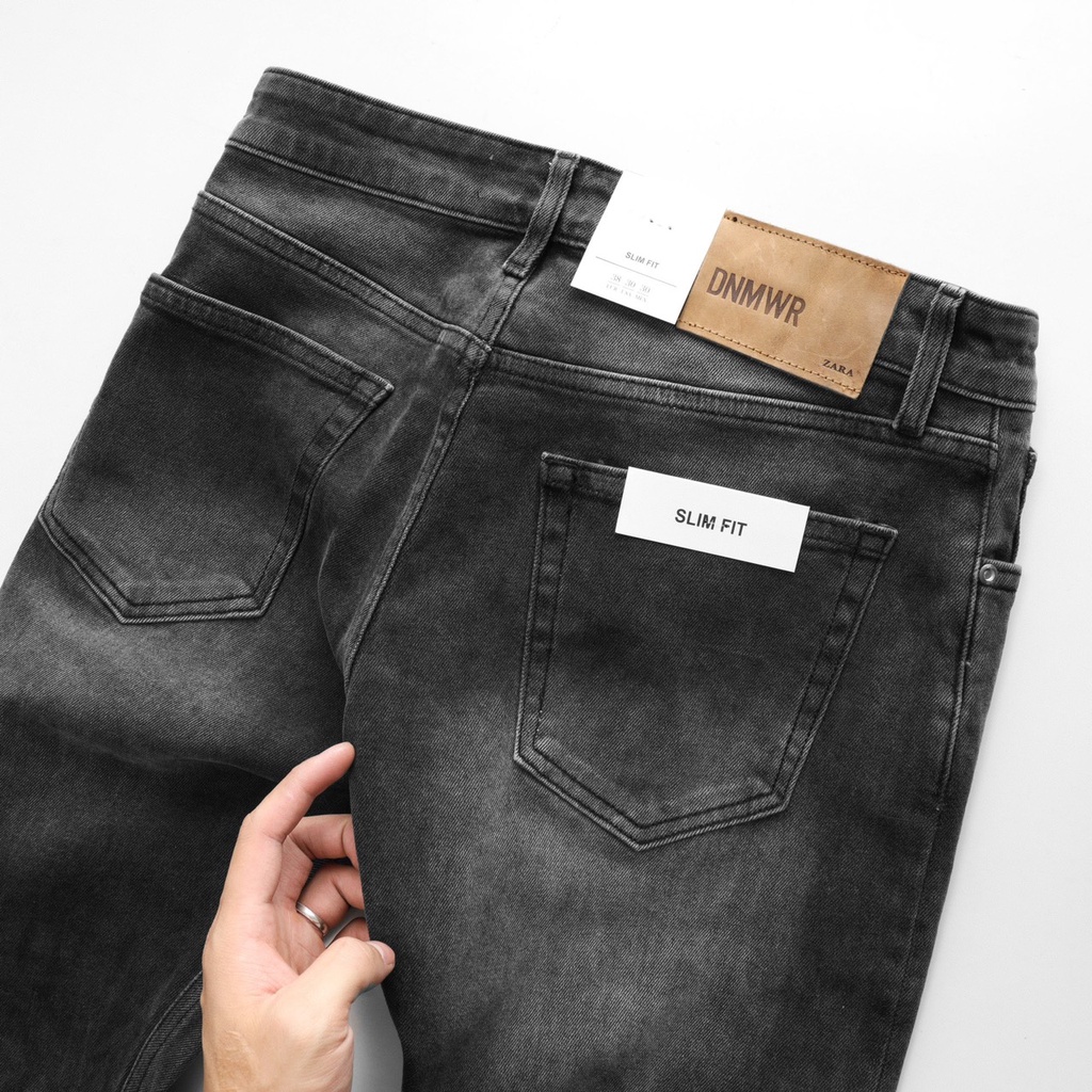 Quần Jean dài màu xám nam