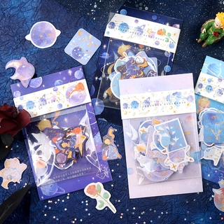 Set 30 miếng dán hình nhân vật hoạt hình hoàng tử bé đáng yêu dùng trang trí sổ nhật ký