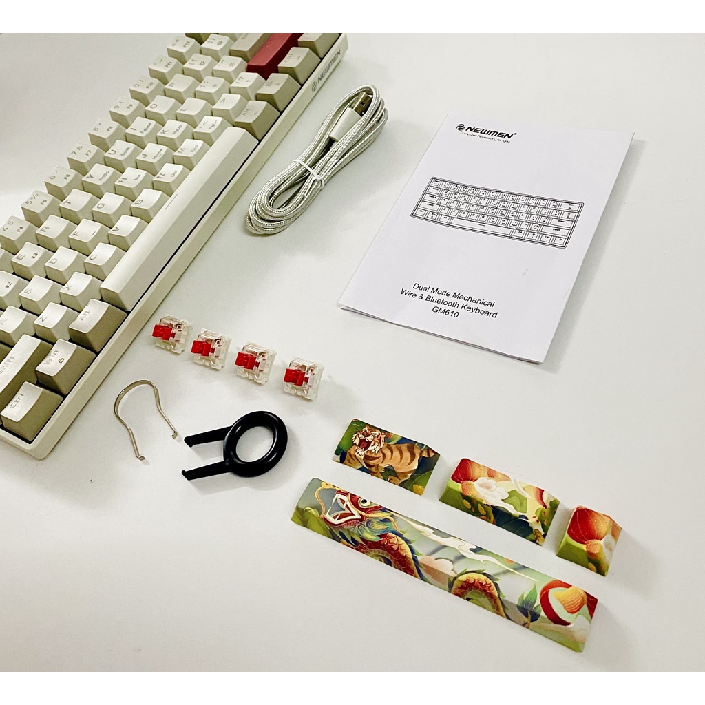 Keycap Rồng Hổ  PBT Dye-sub 5D - Hàng chính hãng