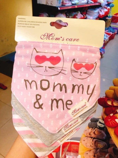 Set 3 Yếm Tam Giác Cao Cấp MomCare Chất Đẹp