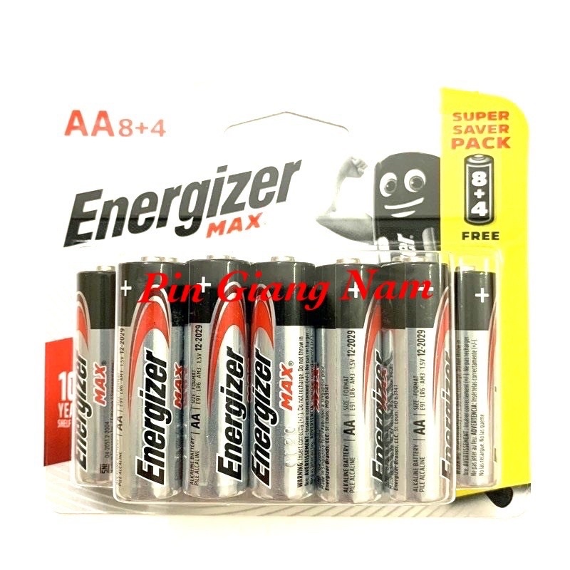 Pin AA Energizer Max Energizer