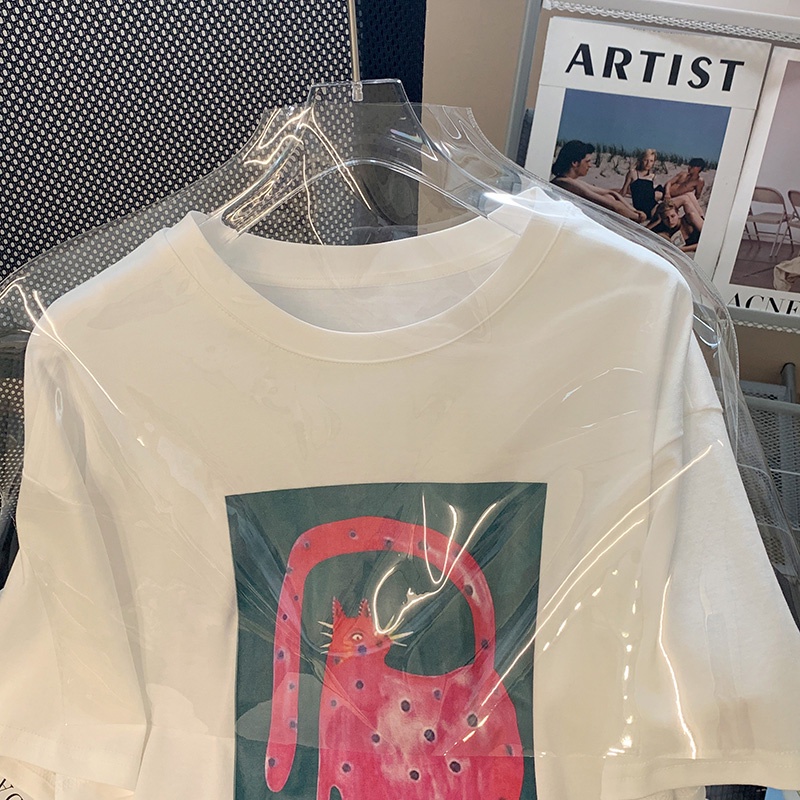 NRVP Áo Thun Tay Ngắn Cổ Tròn Thời Trang Mùa Hè Phong Cách Hàn Quốc 2022 Cho Nam Và Nữ