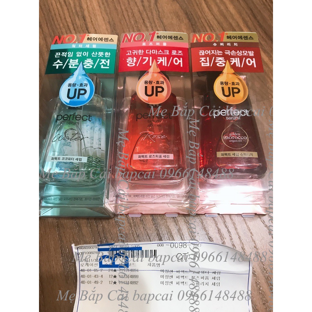 MBC M90 Tinh chất dưỡng tóc Mise en Golden Morocco các loại