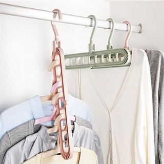 Móc treo đồ 9 lỗ thông minh tiết kiệm diện tích