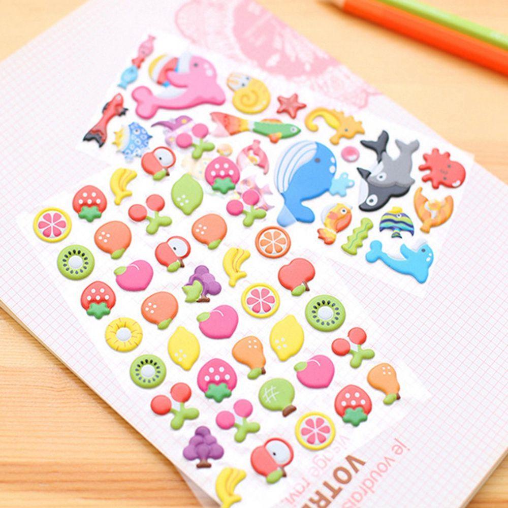 Bộ 1 / 2 / 3 / 5 Miếng Dán Chống Thấm Nước Hình Động Vật Biển Hoạt Hình Dễ Thương