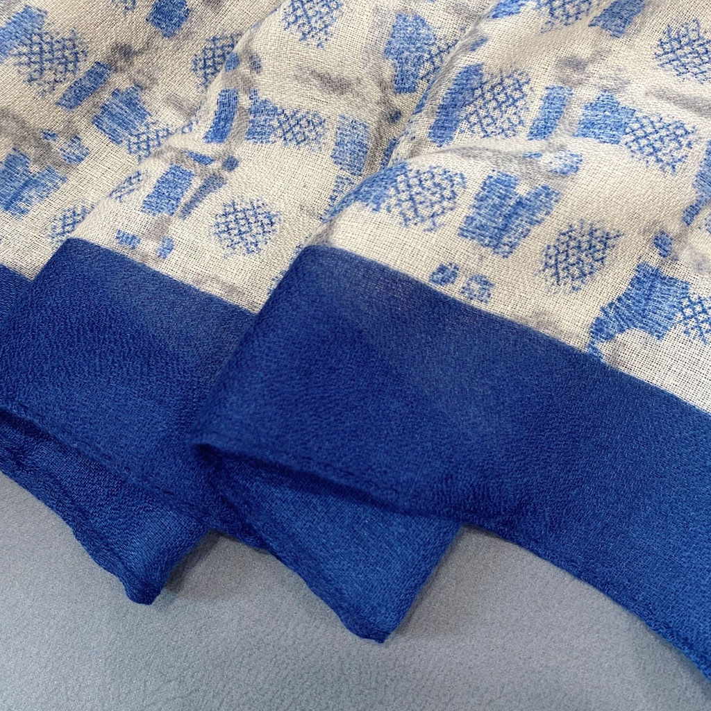 Khăn Choàng Lụa Cotton Lanh Chống Nắng Ngoại Cỡ Phong Cách Dongdaemun Hàn Quốc Mới 24H Cho Nữ
