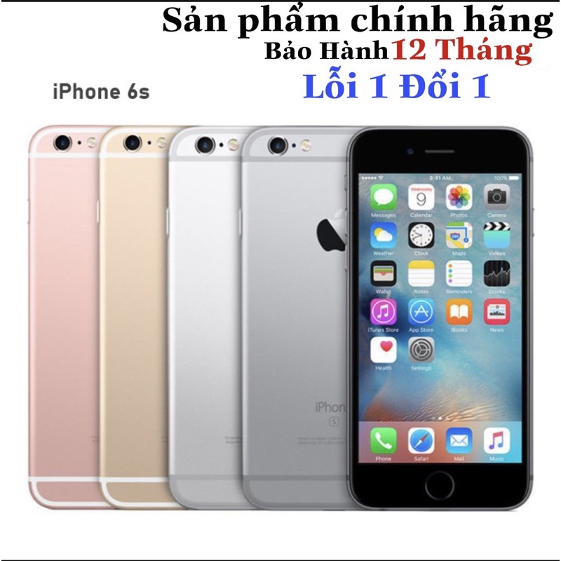 Điện Thoại Iphone 6s 16GB Quốc Tế Full Hộp MVT Chính hãng.Cấu hình cao.Cân hết các game và ứng dụng.Bảo hành 12 Tháng