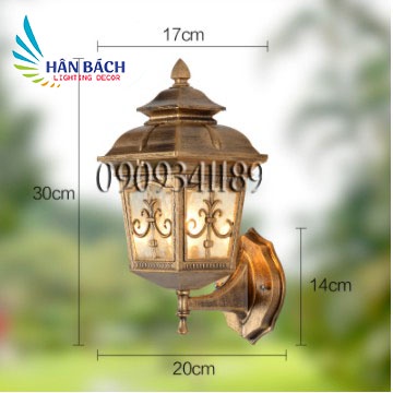Đèn chùa gắn tường cột trang trí trụ cột, cửa nhà, mái hiên cầu thang SV270