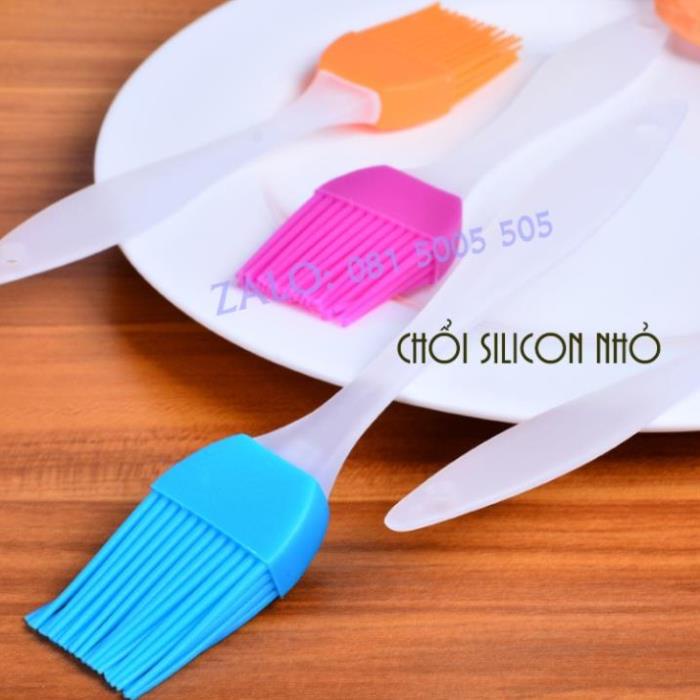 Dụng cụ làm bánh: Cây Spatula breadleaf - Phới dẹt trộn bột vét bột, đánh trứng silicon chịu nhiệt 21cm, 28cm Pb284