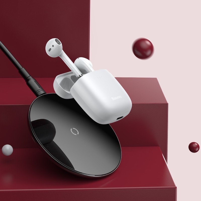 ✅CHÍNH HÃNG ✅Tai nghe Bluetooth không dây 5.0 Baseus Encok True Wireless Earphones W04/ W04 Pro (TWS, Wireless charge )