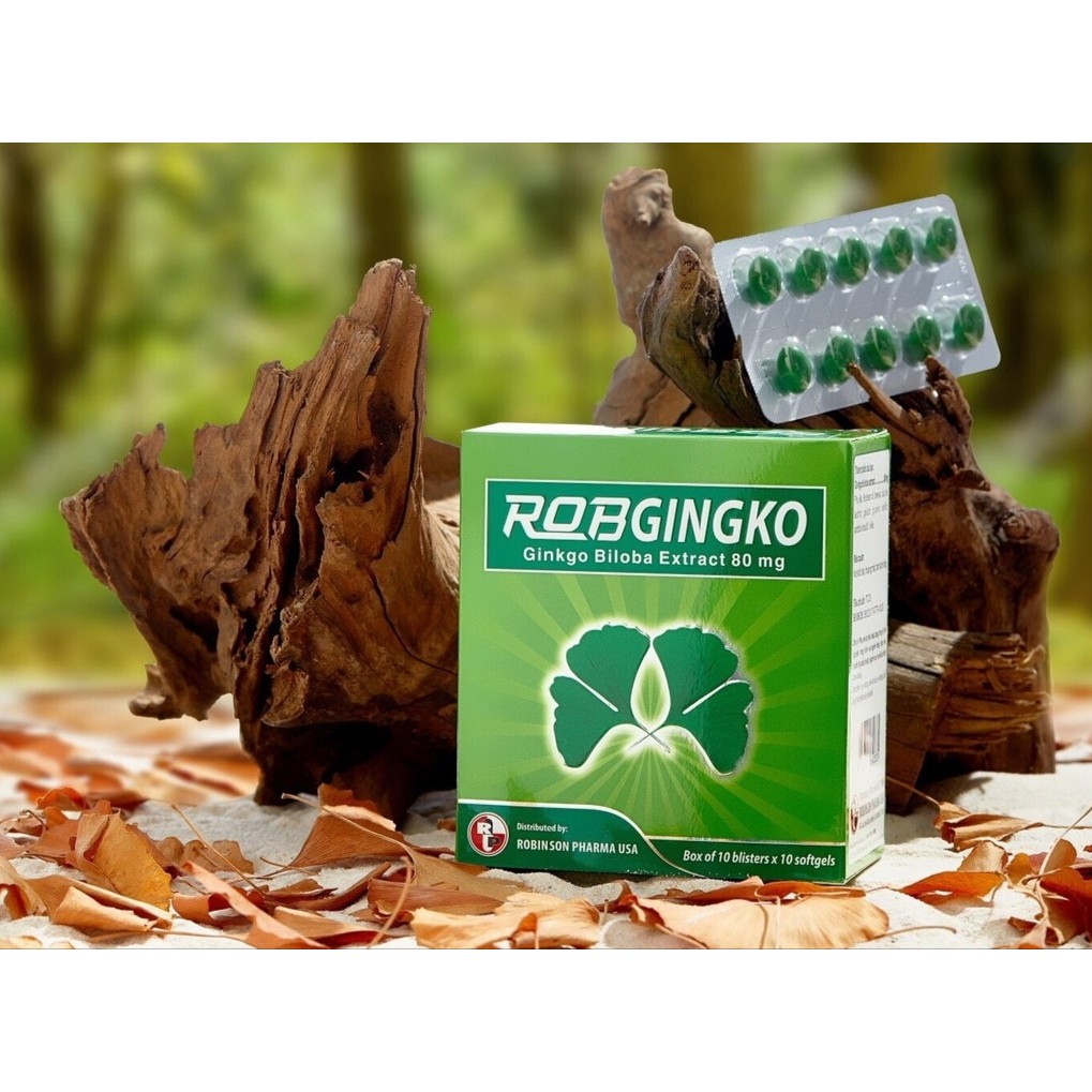 RobGingko viên uống hoạt huyết dưỡng não, bổ não, thiếu máu não