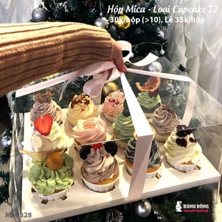 30k HỘP MICA CUPCAKE 12 CUP