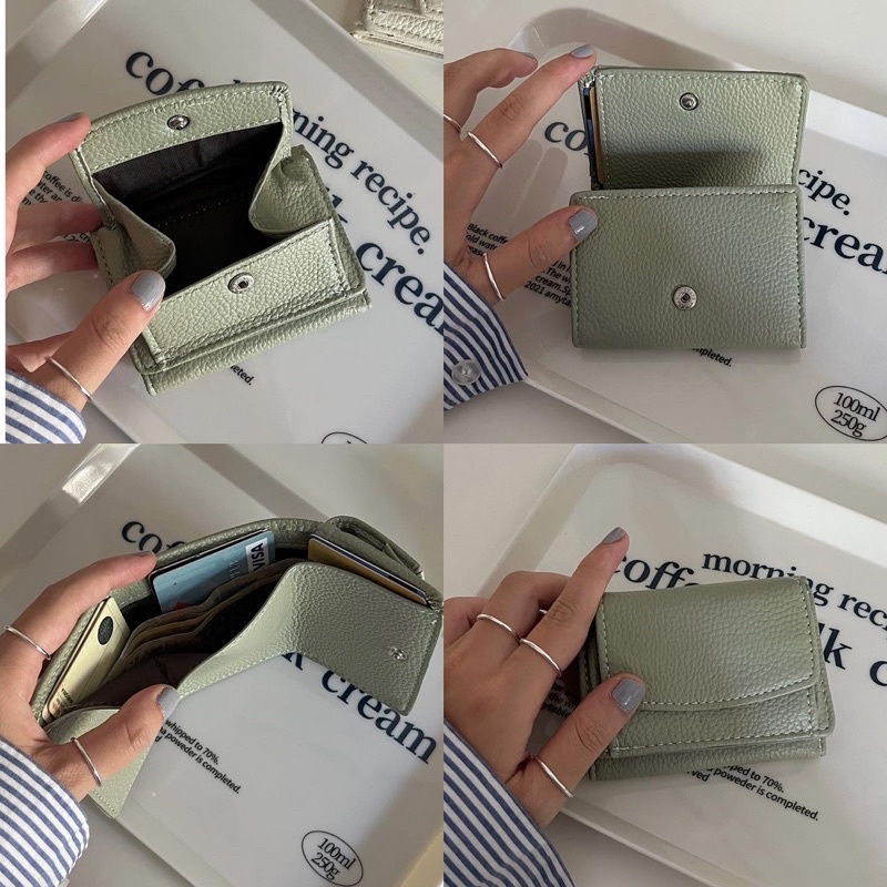 𝐯𝐞𝐥𝐯𝐞𝐭𝐩𝐢𝐧𝐤.𝐚𝐜𝐜🇰🇷 | Ví mini nhỏ gọn phong cách thanh lịch cho nữ