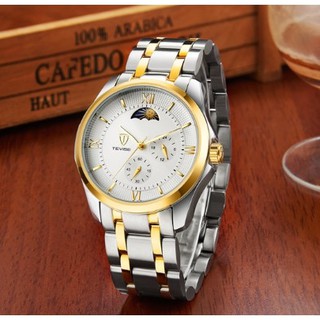 ⚜️free ship⚜️ đồng hồ cơ nam tevise chính hãng full box chạy full kim tự động hàng cao cấp