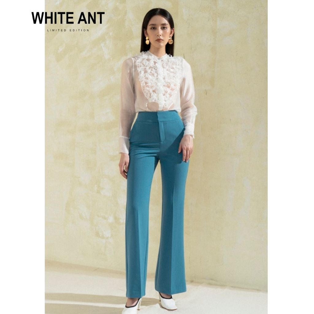Quần Công Sở WHITE ANT QIANA TROUSERS Thiết Kế Dáng Đứng Ống Loe, Chất Liệu Vải Cao Cấp Co Giãn Nhẹ 160200052A.333