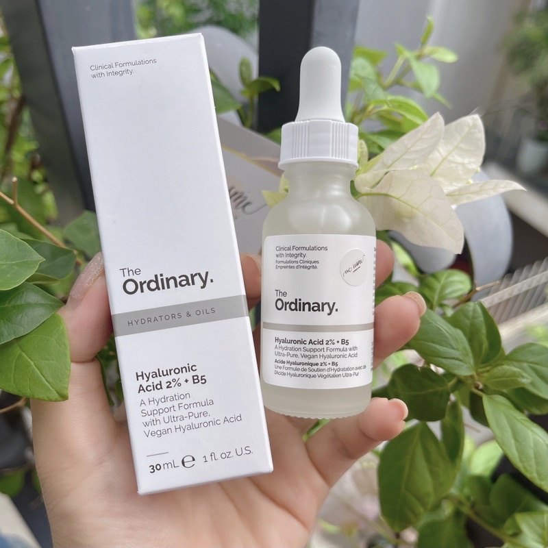 [CHÍNH HÃNG] Tinh chất dưỡng ẩm phục hồi da The Ordinary Hyaluronic Acid 2% +B5