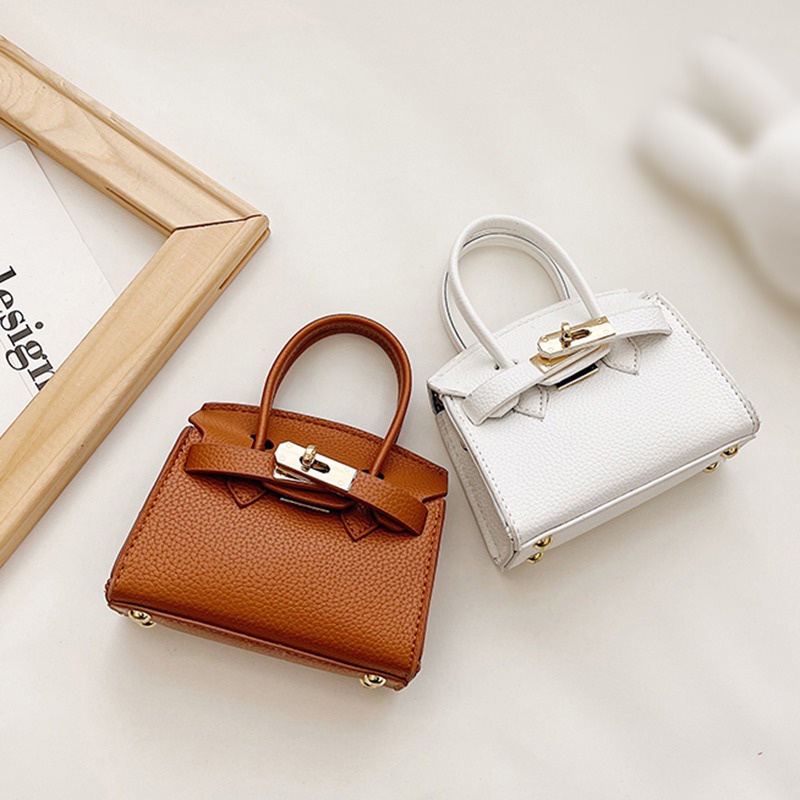 Túi Đeo Chéo Một Bên Vai Mini Họa Tiết Vỏ Quả Vải Phong Cách Phương Tây Thời Trang Hàn Quốc Dành Cho Trẻ Em