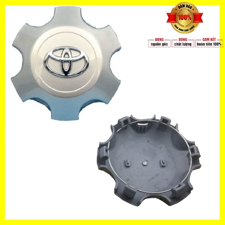 Logo chụp mâm, ốp lazang bánh xe ô tô Toyota Land Cruiser Prado TY-116 đời 2009, 2010, 2011, 2012, 2013 - Mâm 17 inch