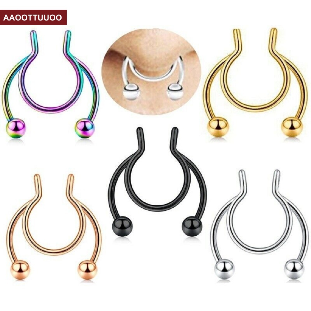 Khuyên mũi bằng thép không gỉ chất lượng cao hợp thời trang