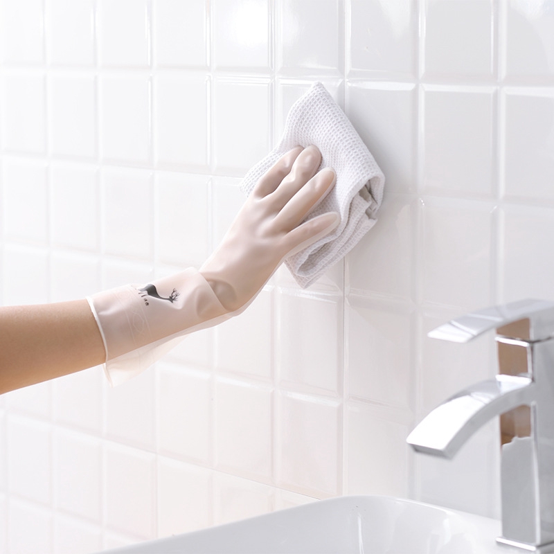Găng tay cao su rửa bát đĩa tiện lợi dễ sử dụng phong cách Nordic