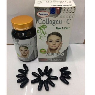 Collagen+C 1600 (H/60v) – giúp cho đẹp da, chống lão hoá, da căng mọng trắng hồng