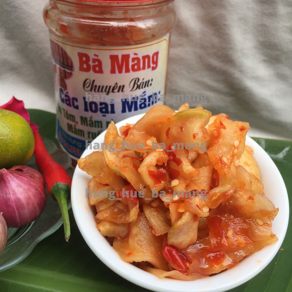 450g mắm đu đủ ướp Bà Màng siêu ngon - Đặc sản Huế