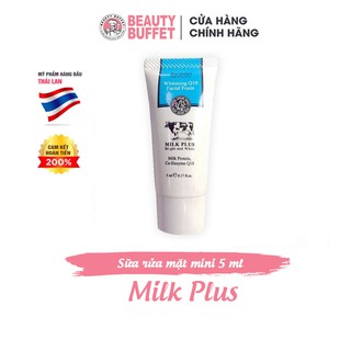 [QUÀ TẶNG KHÔNG BÁN] Sữa rửa mặt tạo bọt và dưỡng trắng da Scentio Milk Plus mini 5ml