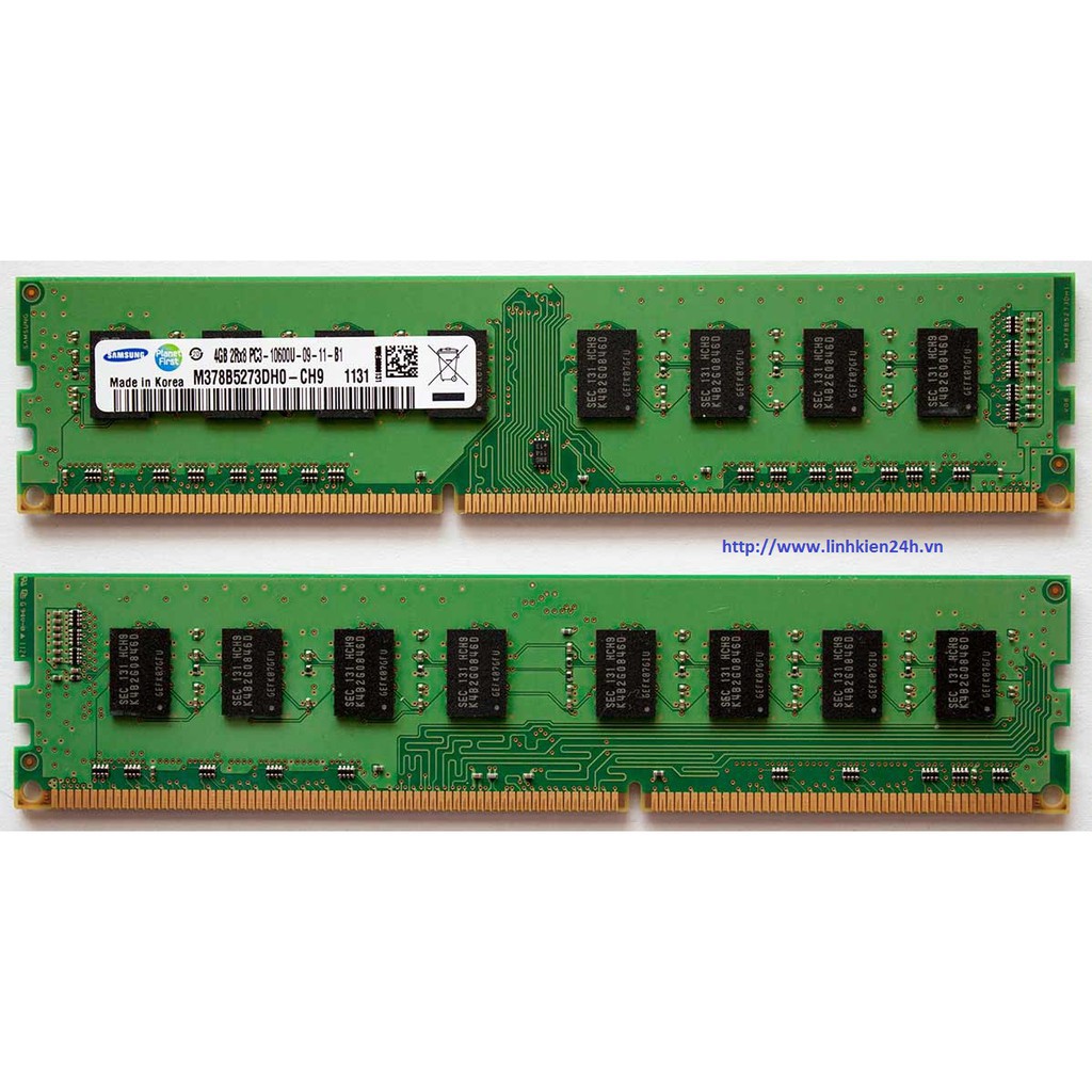 RAM DDR3 4GB BUS 1333/1600Mhz (hàng tháo máy đồng bộ)