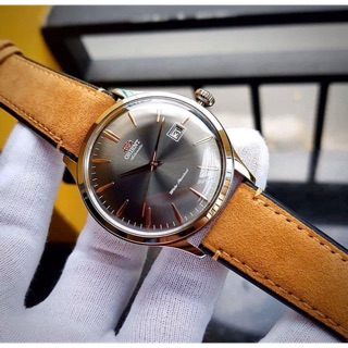 Đồng hồ orient nam fac08003a0 bambino version 4 automatic grey dial men’s watch